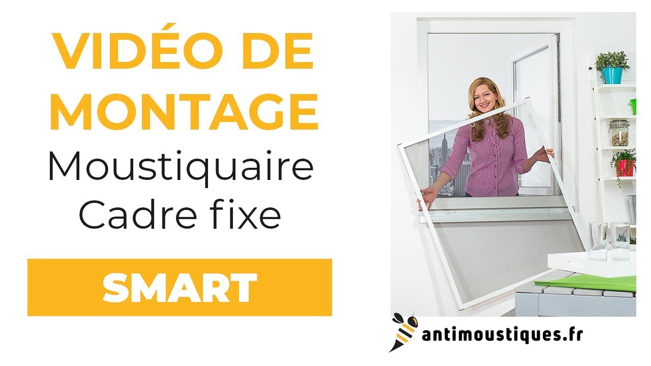 Vidéo de montage : Moustiquaire de fenêtre MASTER SLIM Cadre Fixe