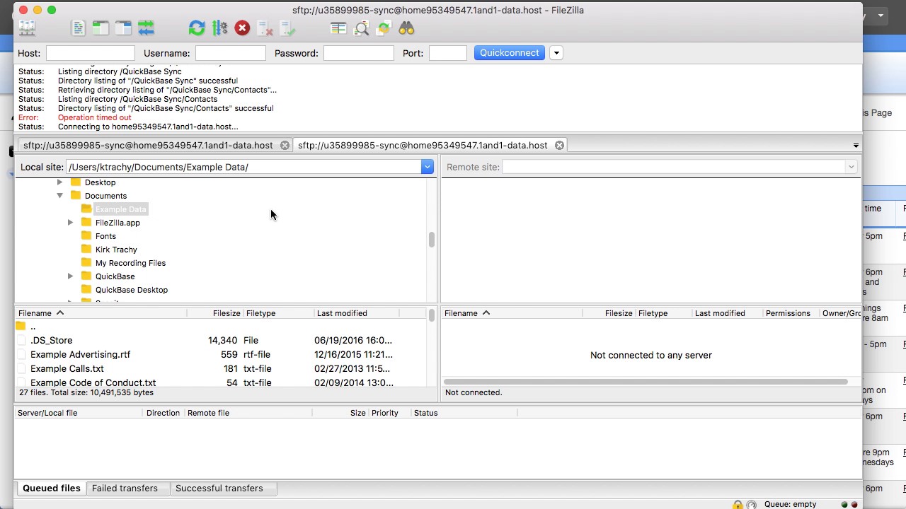 QuickBase SYNC for SFTP (Secure FTP)