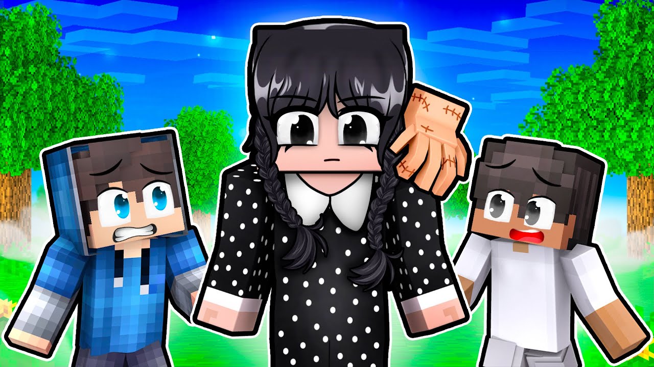 Adoptovala si Nás WEDNESDAY v Minecraftu!