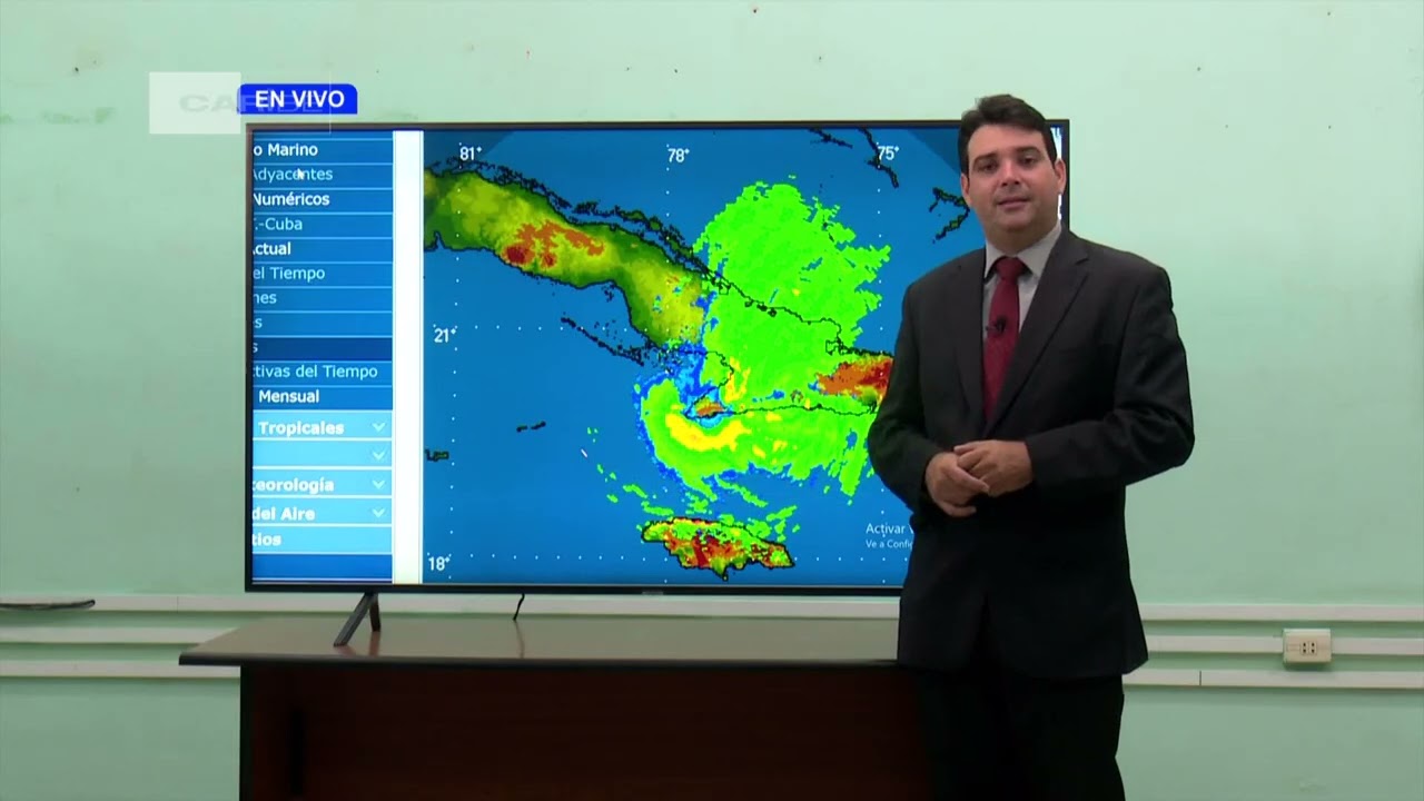(4:05 am) El Hurac&aacute;n Melissa, con categor&igrave;a 3, transita por tierras cubanas