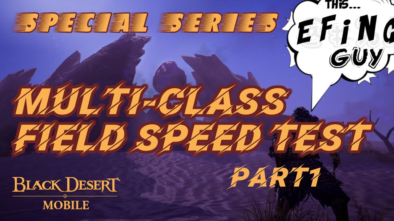 BDM Great Desert Race Field PVP Mobility Speed test multi class part 1