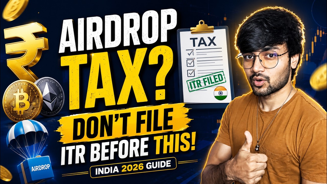 Crypto Airdrop Tax in India 2026 | Complete ITR Filing Guide | SAGE Hindi