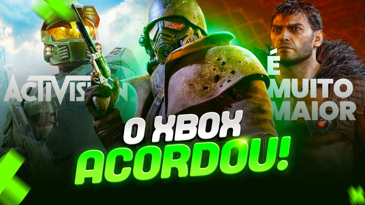 O XBOX ACORDOU! FAKE NEWS &eacute; DESMENTIDA, HALO com ACTIVISION e FALLOUT PRIORIDADE!