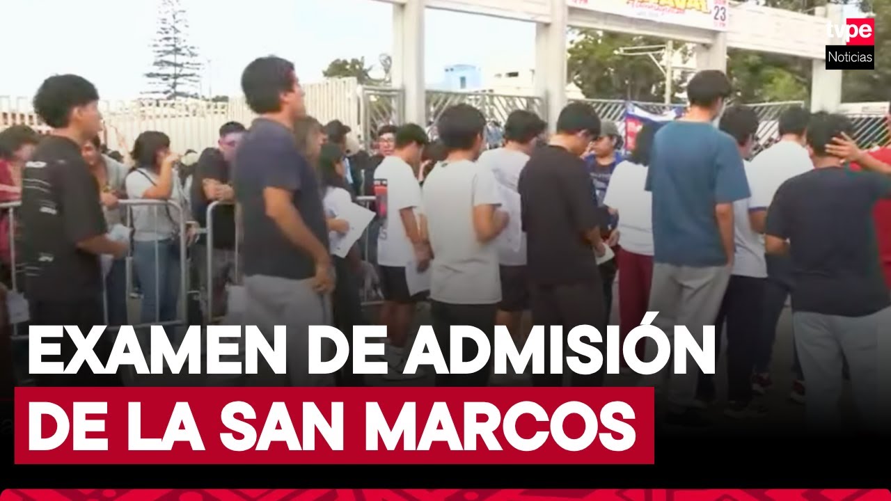 Así se desarrolla el segundo día del Examen de Admisión 2025-II de la UNMSM