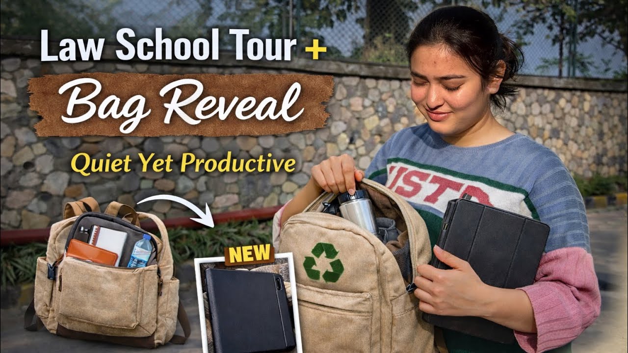 What’s in a UPES Law Student’s Bag? 🎒 | Campus Tour