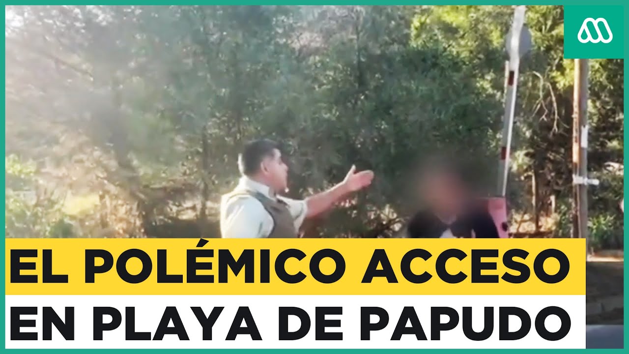 Polémica playa en Papudo: Residentes restringen acceso público y equipos de seguridad privada