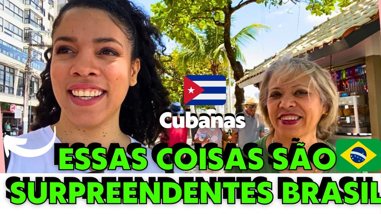 Ficamos CHOCADAS com essas coisas no Brasil 🇧🇷 INCRÍVEL |CHOQUES CULTURAIS de cubanos no Brasil