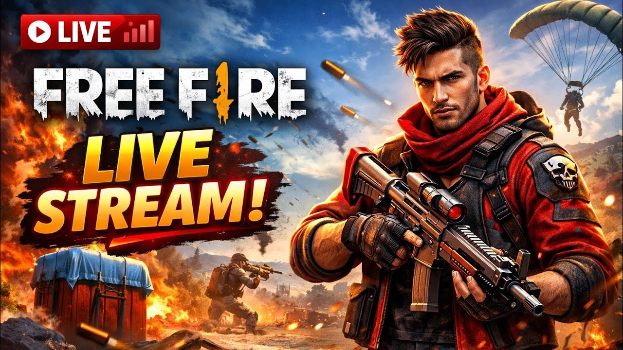 free fire live stream 😎