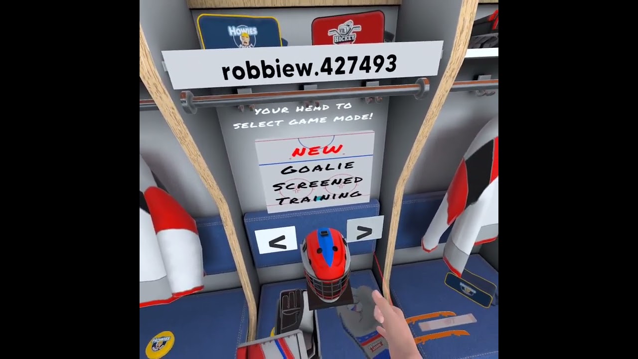 VR HOCKEY REBORN!!! Goalie training