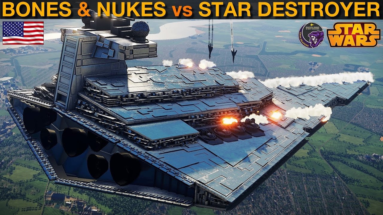 Could 10 X B-1b Lancers Or Nukes Beat A Rogue Imperial Star Destroyer? (WarGames 61) | DCS