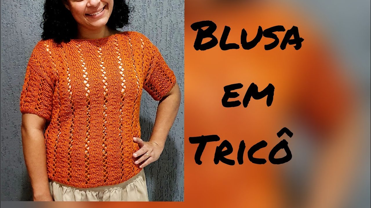 Blusa em Tricô Outono