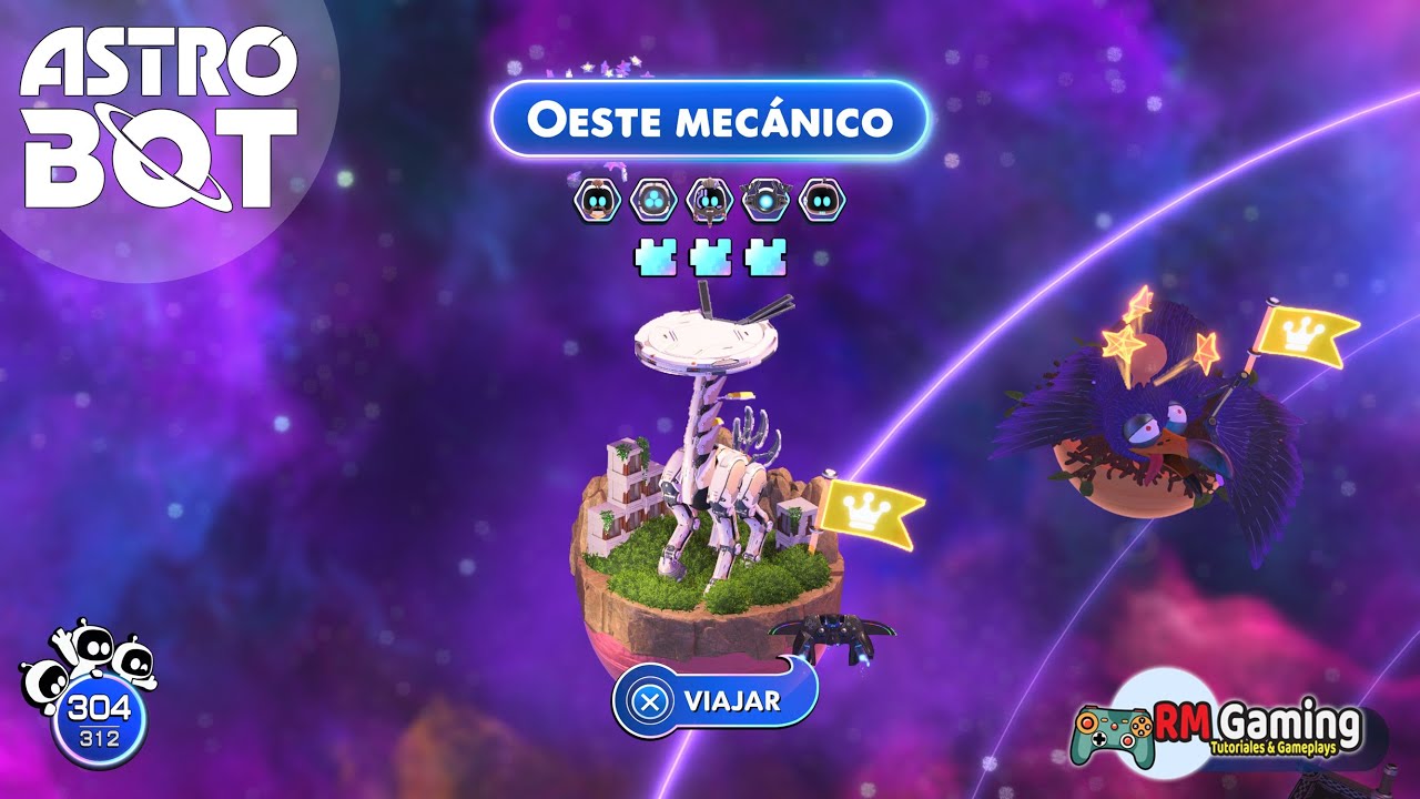 Astro Bot | Aviaria Láctea | Oeste Mecánico | PS5 Gameplay | Sub Español Latino