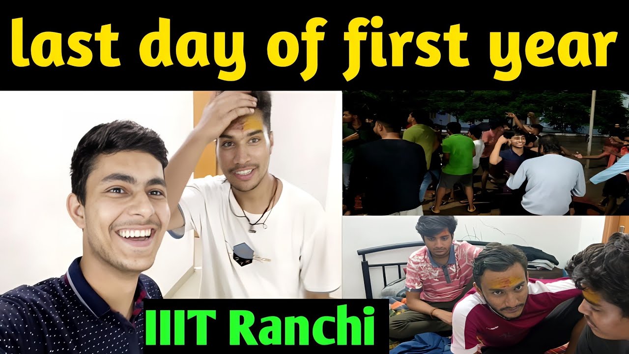 last day of first year at college . #iiit #engineering #collegelife #iiitadmissions #iiitranchi