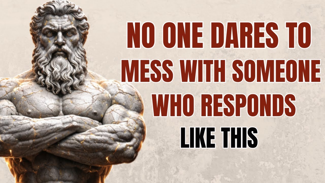 5 Intelligent Stoic Responses That Instantly Silence Anyone | Stoicism