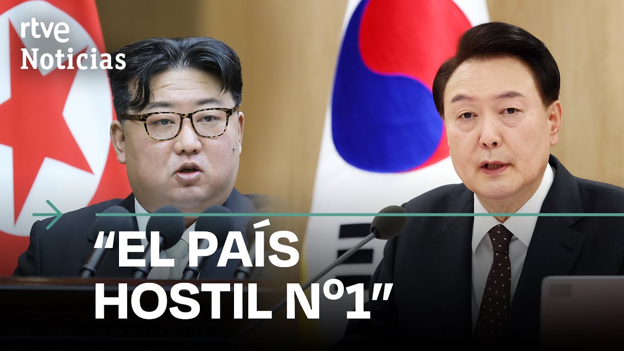 COREA DEL NORTE: KIM JONG-UN declara ENEMIGO PRINCIPAL a COREA del SUR | RTVE Noticias