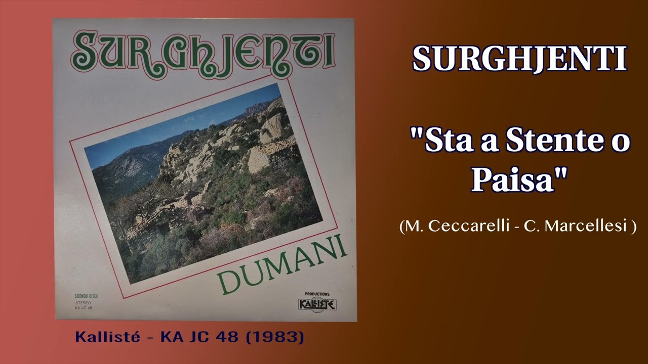 Surghjenti - Sta A Stente O Paisa - (1983)