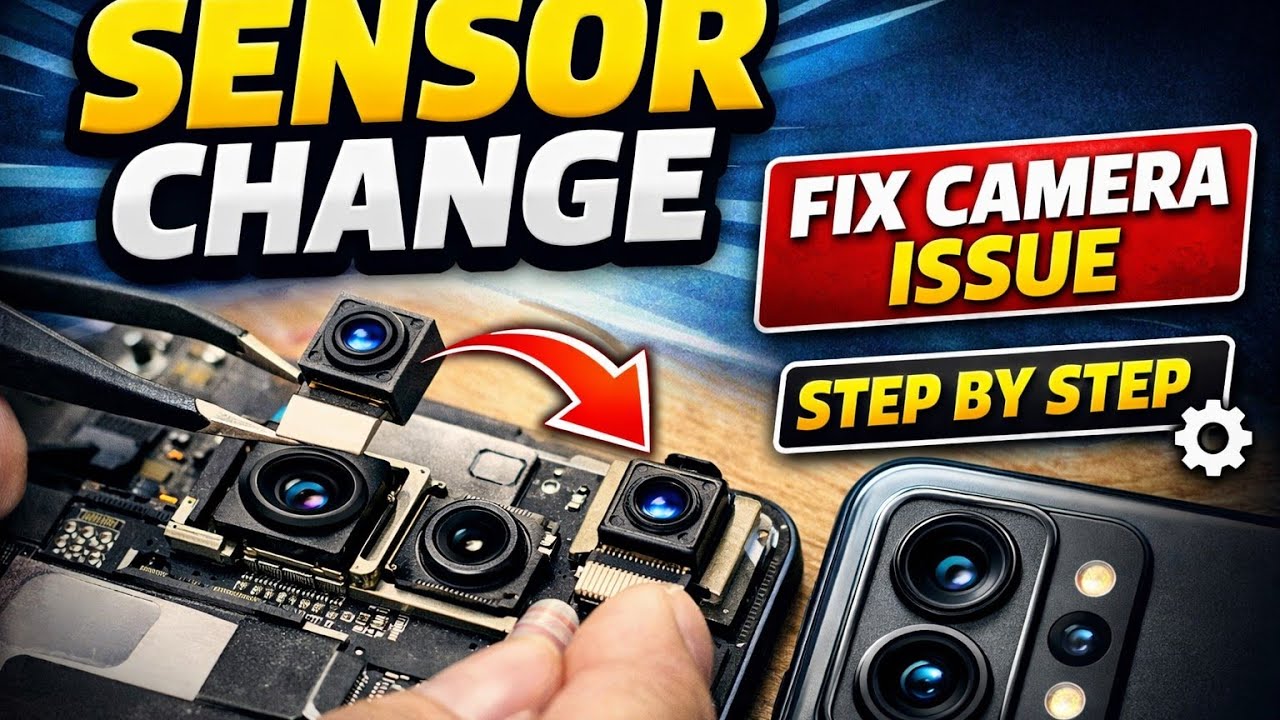  Camera Sensor Change Karke Camera Problem Fix | Full Repair Video