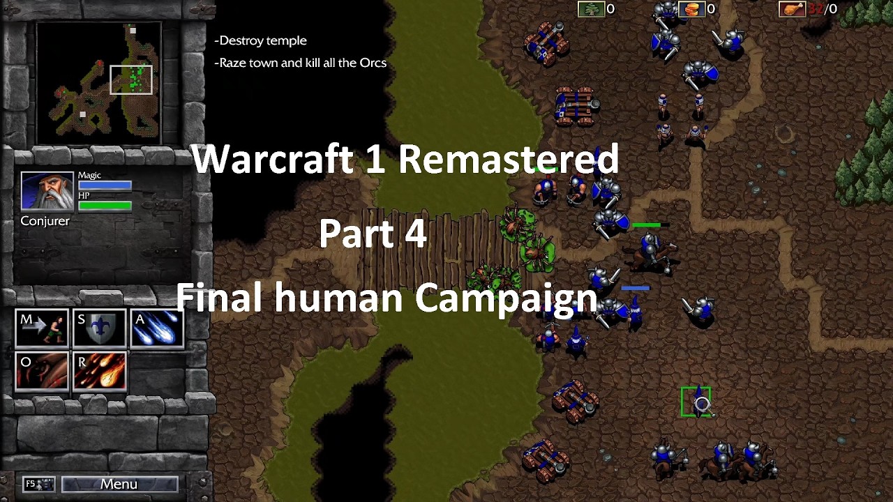 Lets play Warcraft 1 Remastered: Human campaign Part4 End