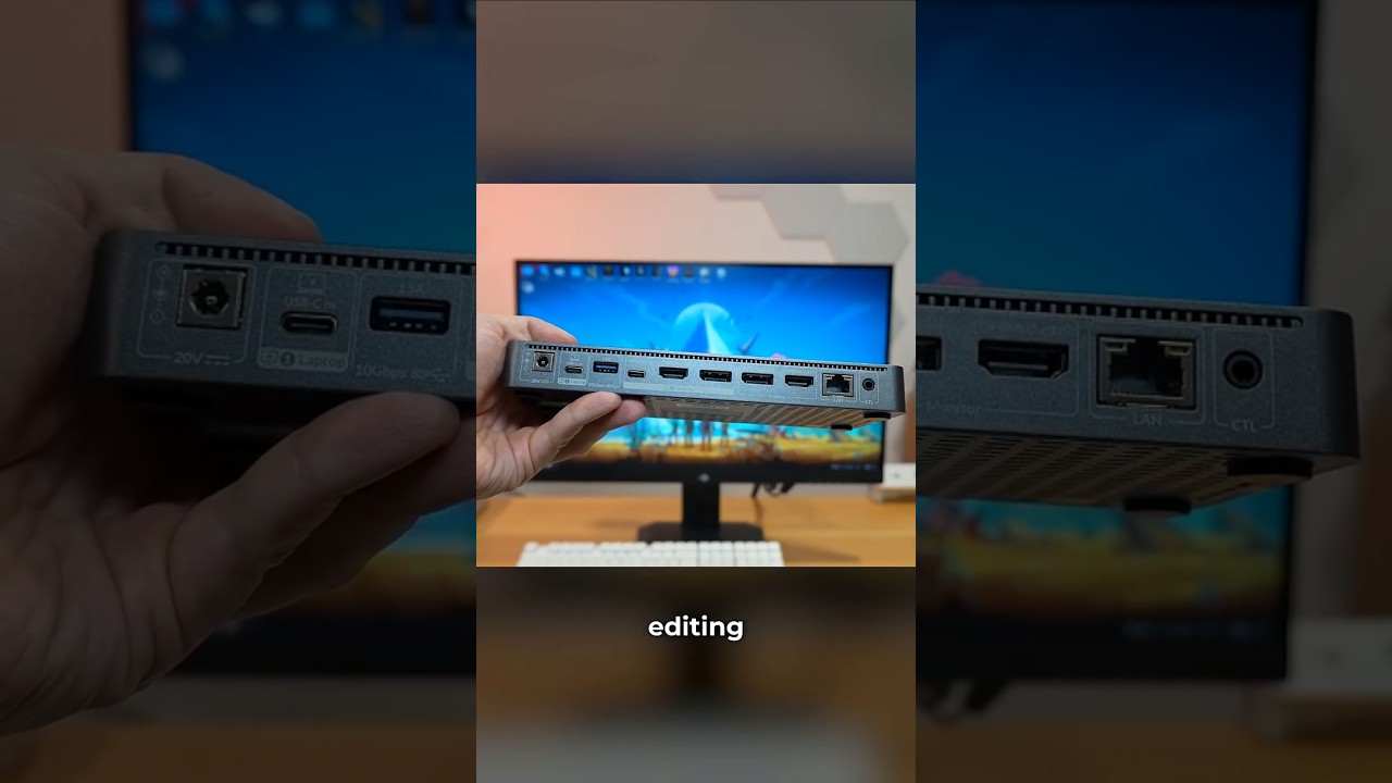 To jest FANTASTYCZNE!! AV Access iDock B10 pozwala przełączać KVM ze wszystkim i nie tylko! #kvms...