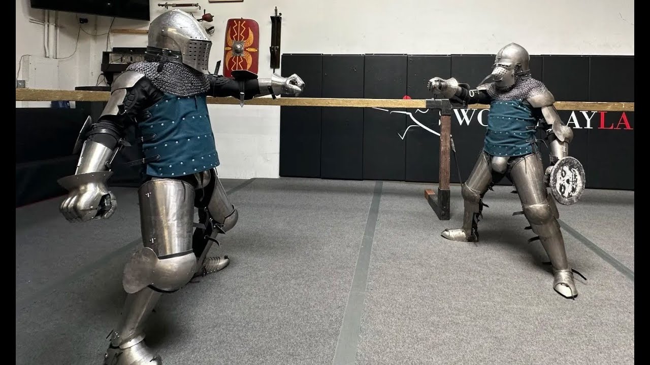 Buhurt Armored Combat - Indoor Sparring & Training 15 - Los Angeles Golden Knights
