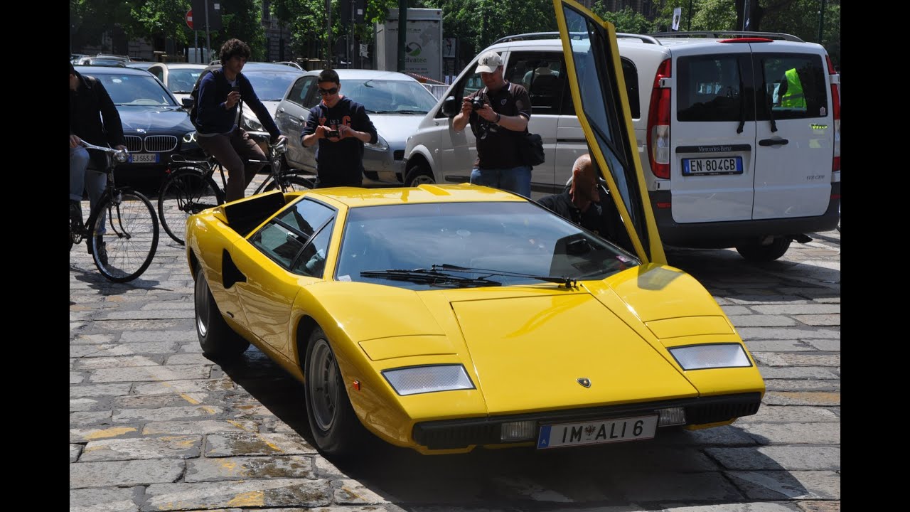Lambo Countach LP400 before the crash - Startup FAILs and Sound!