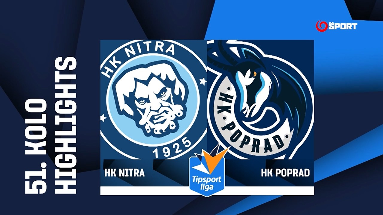 51. kolo: HK Nitra - HK Poprad 3:2 sn (0:1, 1:1, 1:0 - 0:0, 1:0)