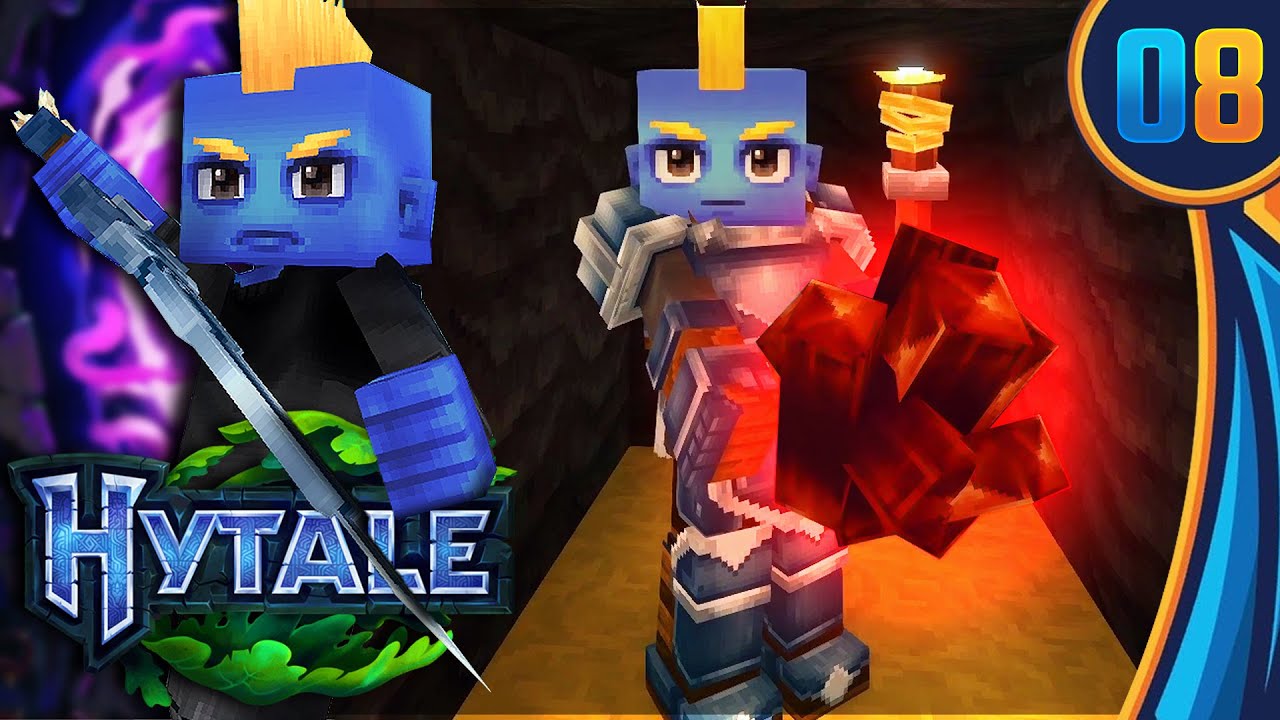 Hytale : DE L'ADAMANTITE À FOISON SUR L'ÎLE VOLCANIQUE - Ep.08