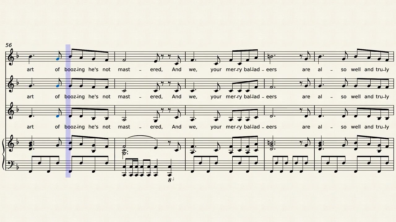 Blackadder – Howard Goodall (BBC TV series) - arranged for SSA choir