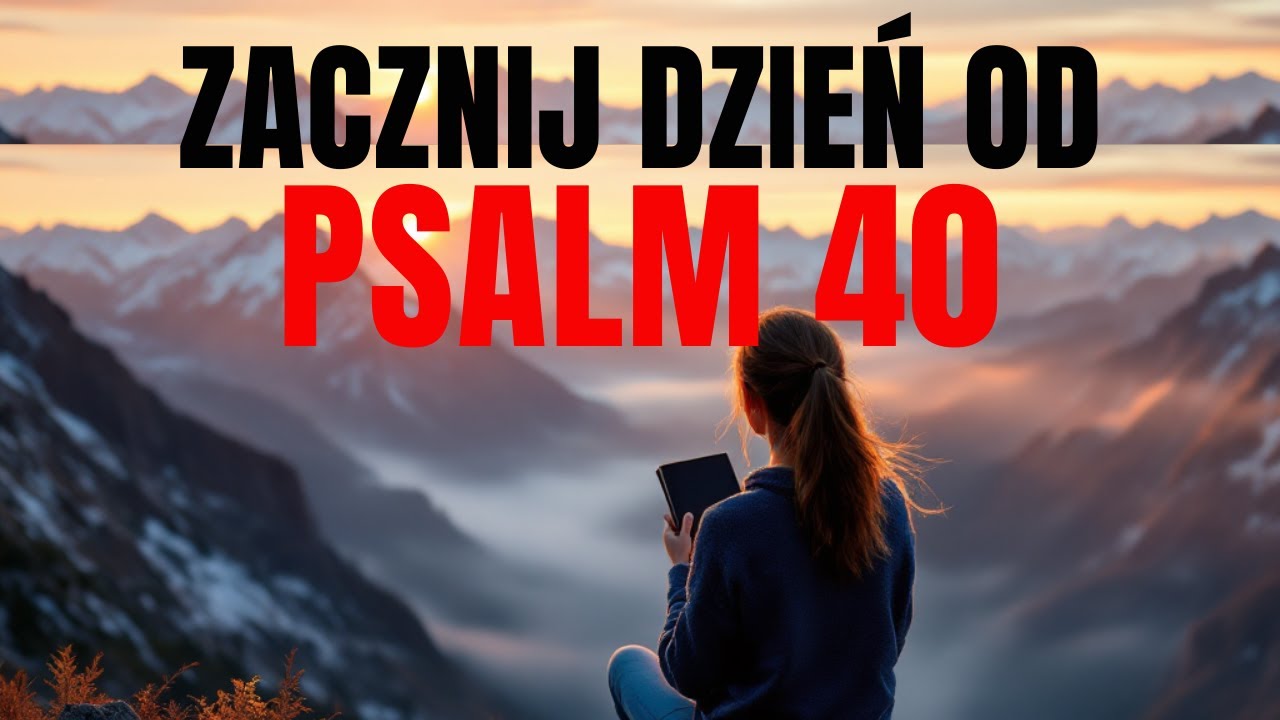 MODLITWA PORANNA Z PSALMEM 40 | POTĘŻNA MODLITWA CIERPLIWOŚCI I WDZIĘCZNOŚCI