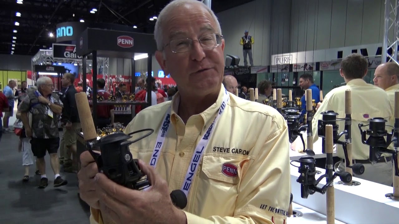 Steve Carson & the Conflict II Long Cast reels at ICAST 2018