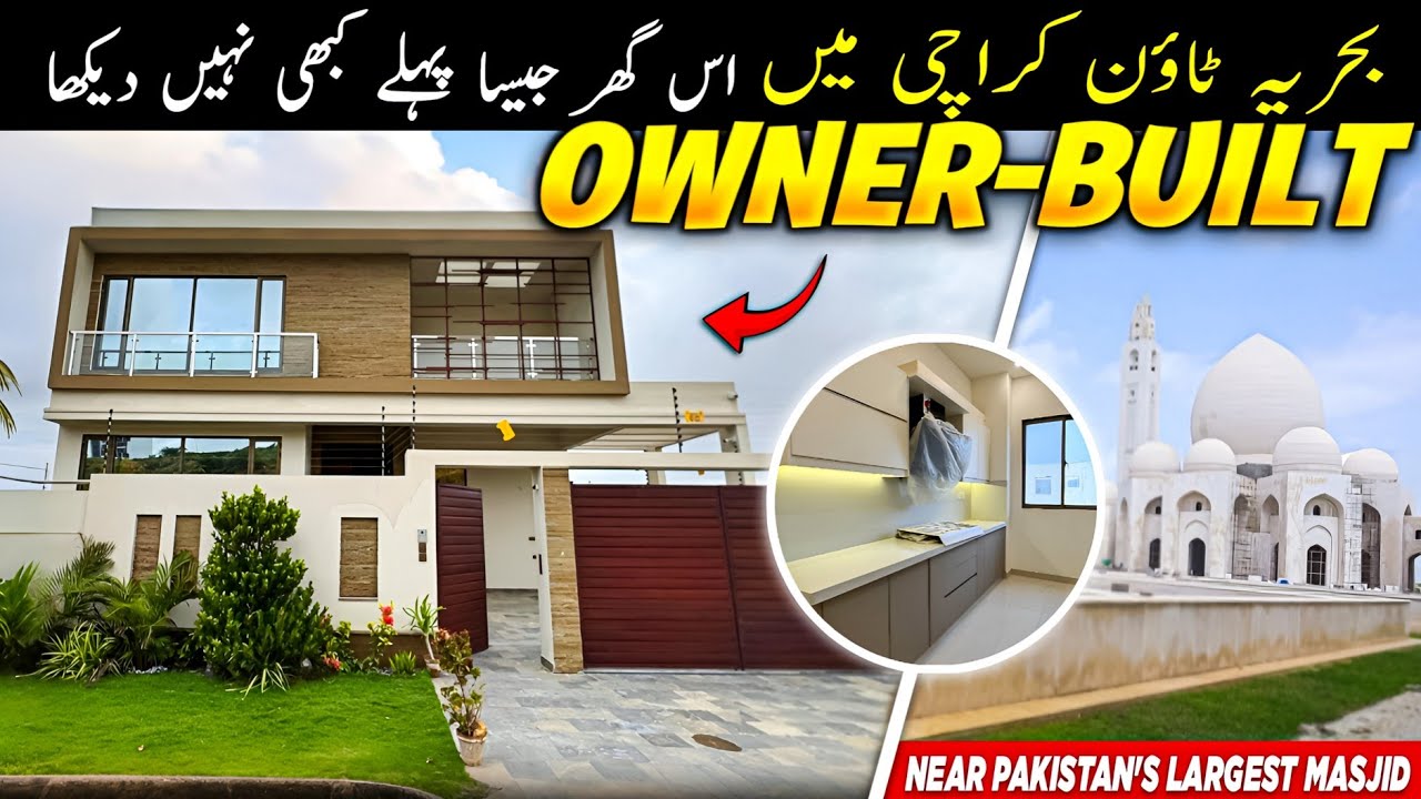 Inside One Of Bahria Town Karachi's Magnificent OWNER-BUILT 500-Yards Designer With Basement Villa