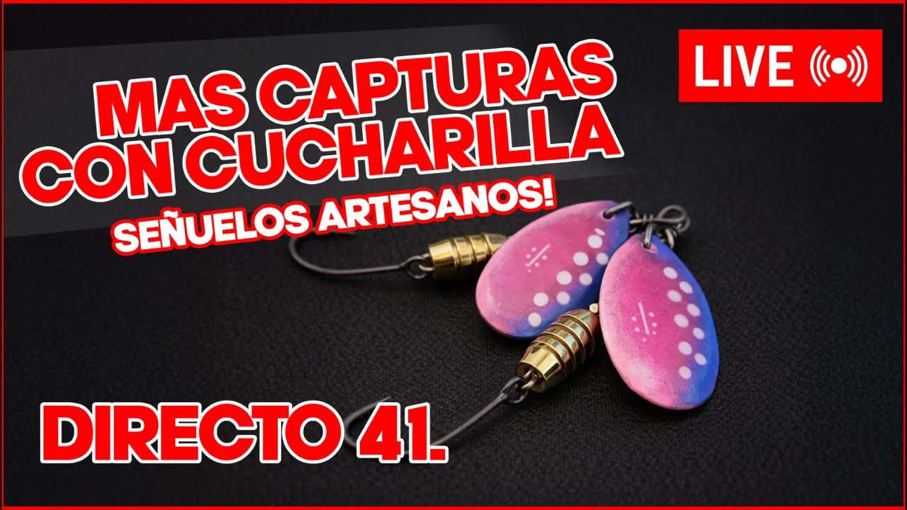 Consigue MAS CAPTURAS 🔴 Pescando con CUCHARILLAS artesanas 🎣 Mariposas para pescar