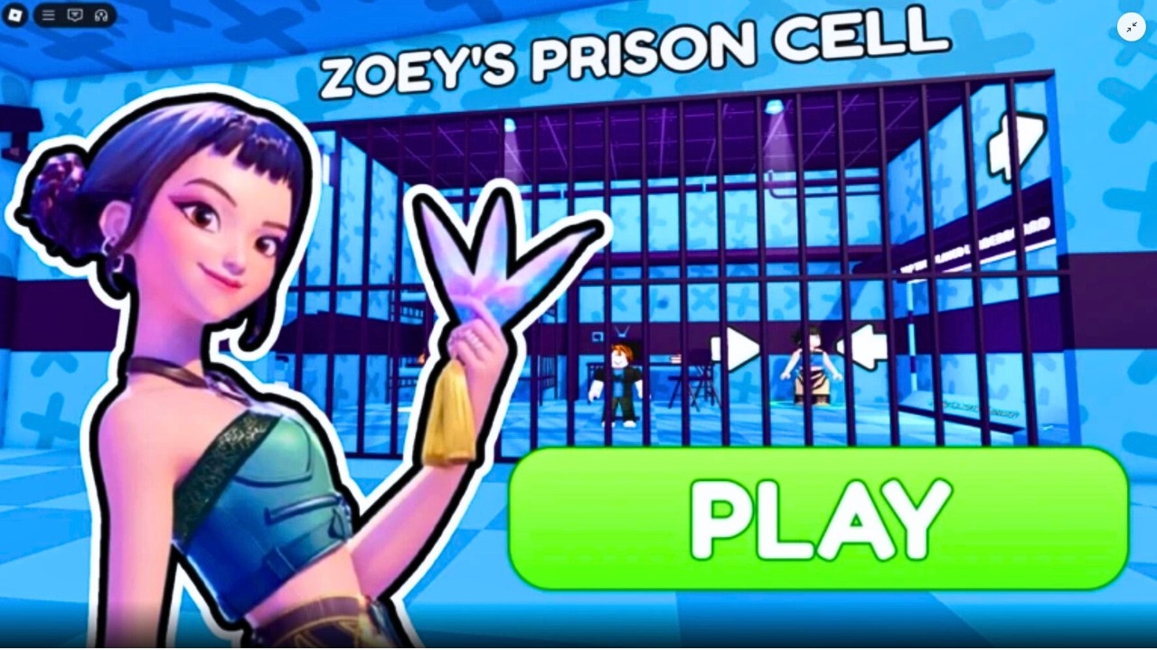 Zoey's Prison Cell Escape in Roblox!
