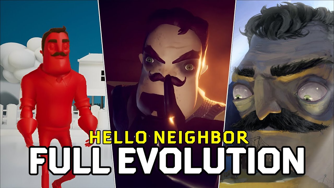 Hello Neighbor Full Evolution 2014 - 2025 (FULL MOVIE)