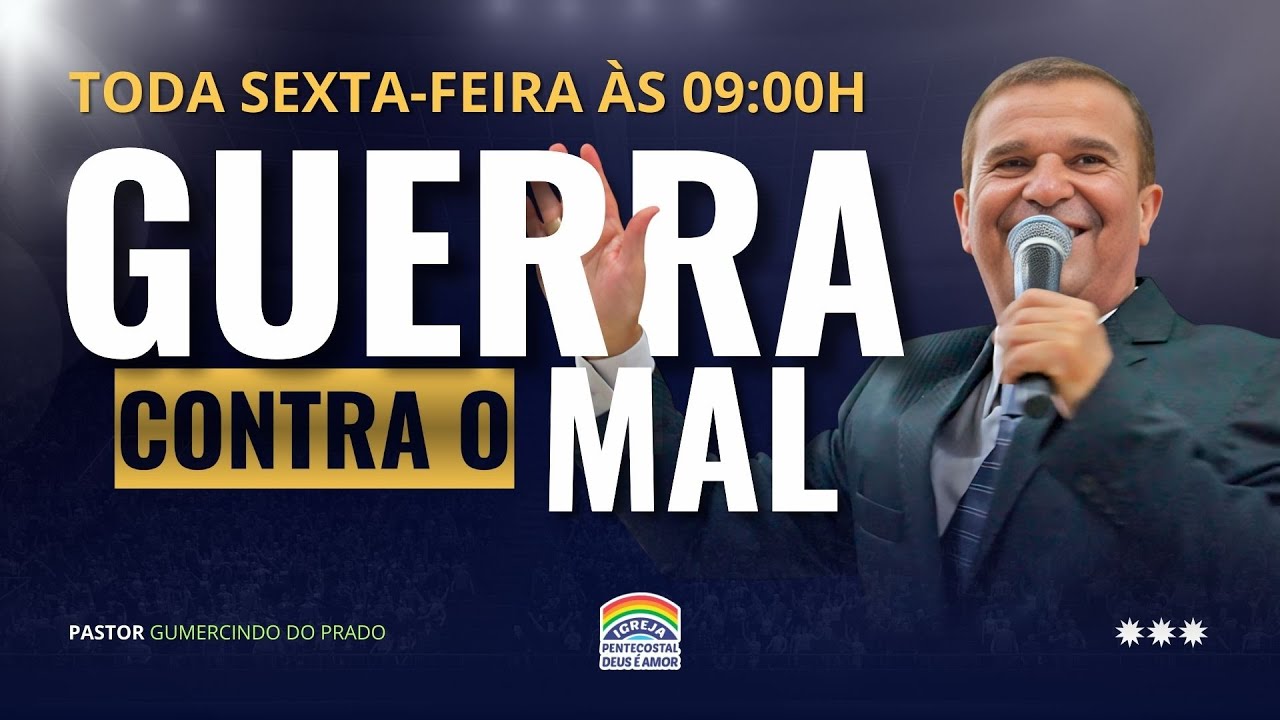 Sexta da Guerra Contra O Mal | João 5:1-15 | Pr. Gumercindo do Prado | IPDA GOIÂNIA | 06/03/2026