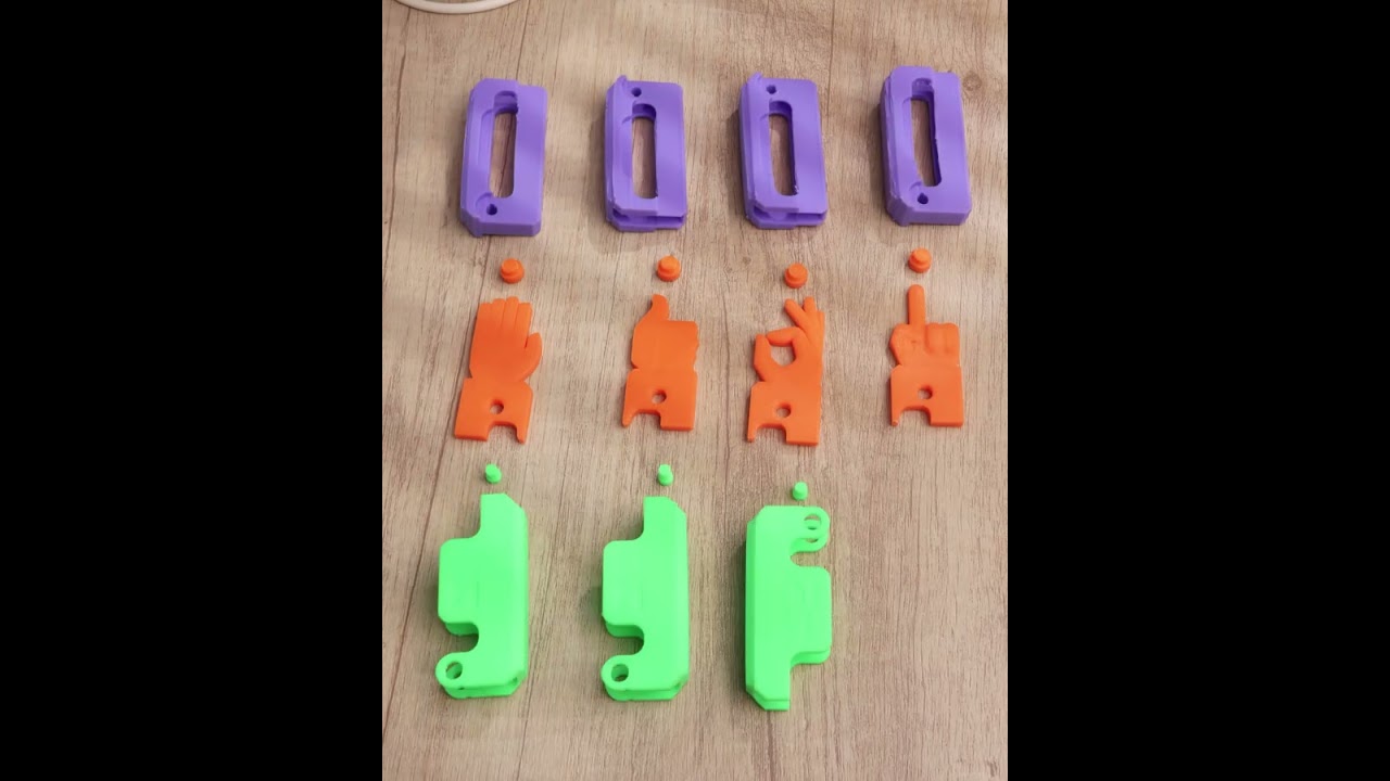 Hands-Free Fun: Dive into 3D-Printed Gravity Knives for Every Gesture! 🖐️👍👌
