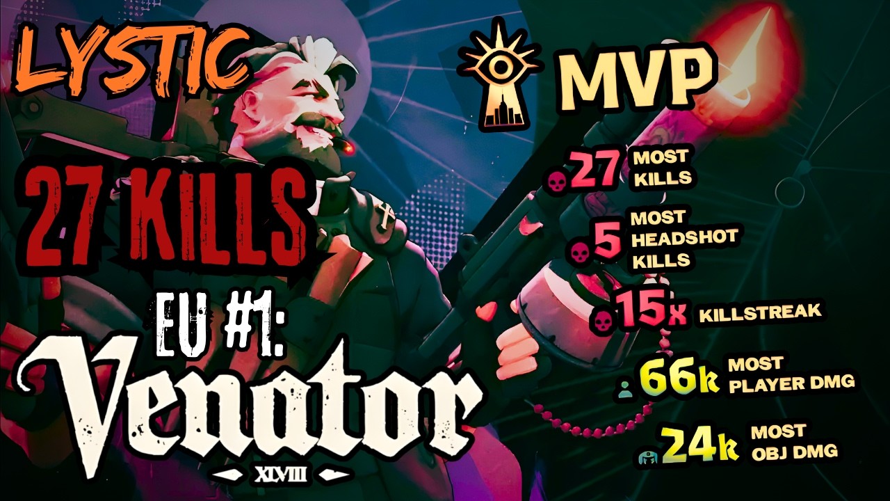 Lystic Venator 💥 EU #1 – 27/2/14 & 66K DAMAGE | Deadlock High MMR Full Gameplay