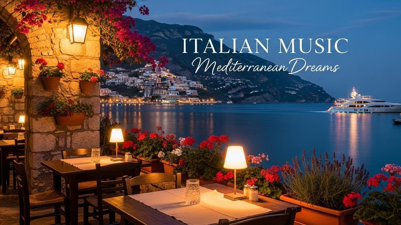 Strong Waves Italy 🌊 Mediterranean Music & Relaxing Ocean Power 🏡🎶