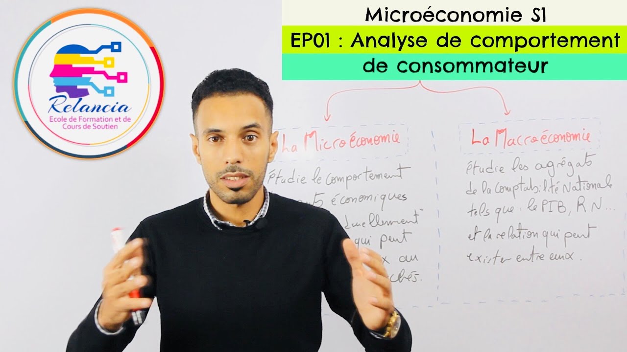 Microéconomie S1 #EP01 Analyse de Comportement de consommateur (RELANCIA RABAT)