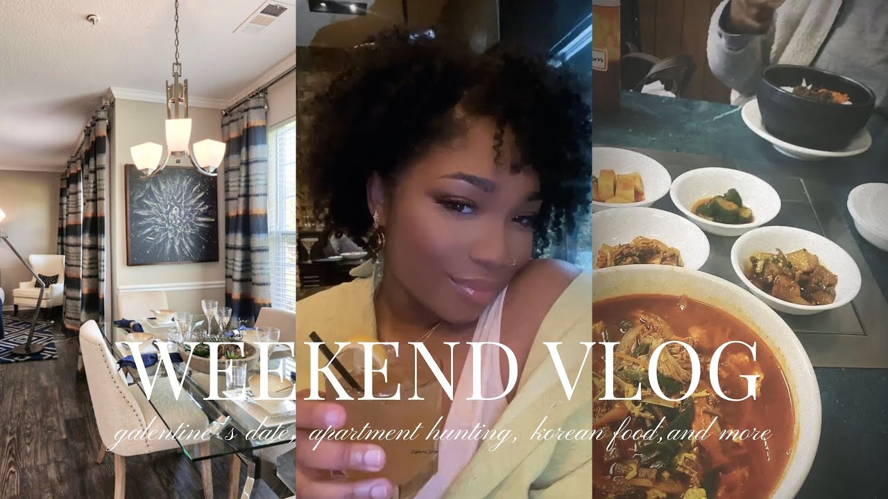 WEEKEND VLOG | Galentine's Day, Apartment Hunting, Trying a New Korean Restaurant & more