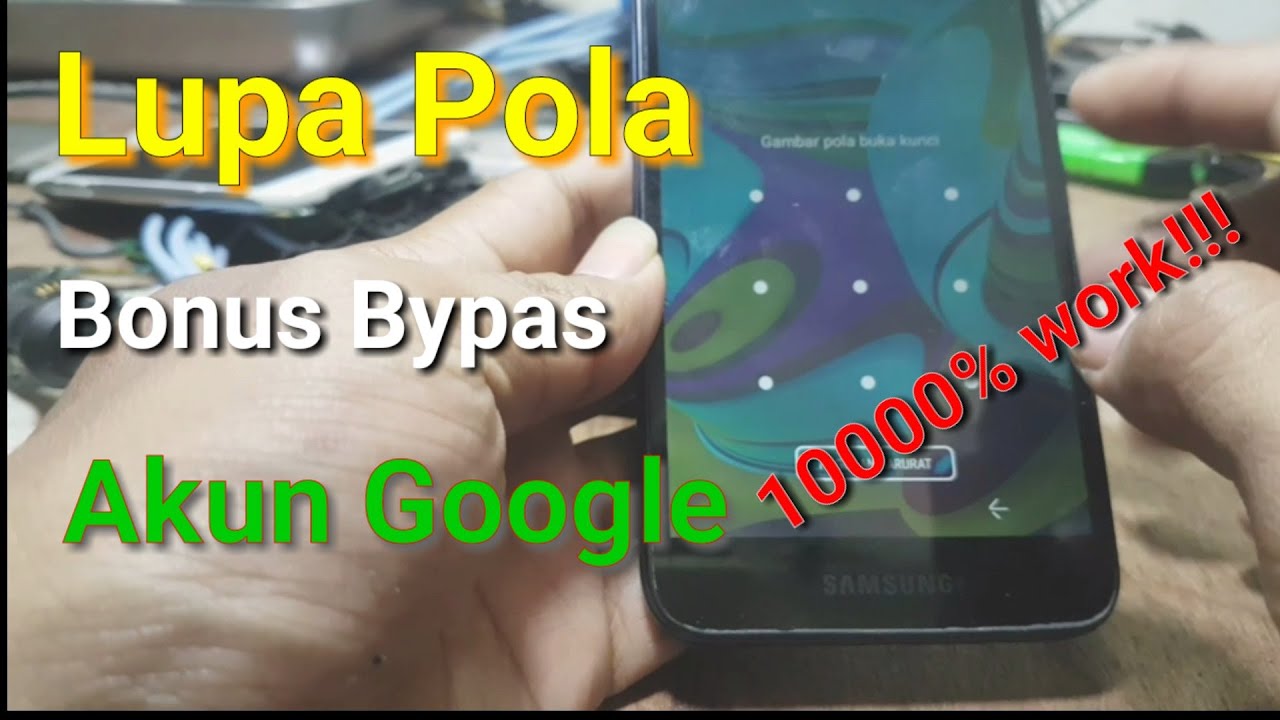 Atasi Lupa pola samsung A2core Tanpa PC