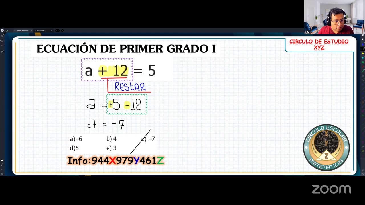 ECUCIÓN DE PRIMER GRADO I