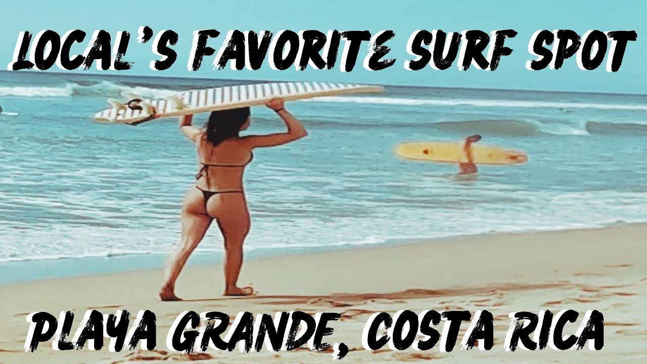 PLAYA GRANDE Surf then Tacos & PATAGONIA DEL MAR: COSTA RICA Travel Guide @TravelGT Ep30