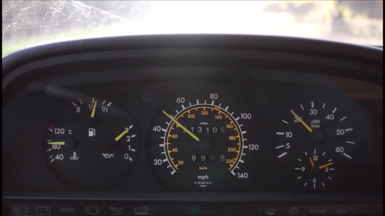 1987 Mercedes-Benz 300 SDL TURBO --- 0-60+ mph acceleration