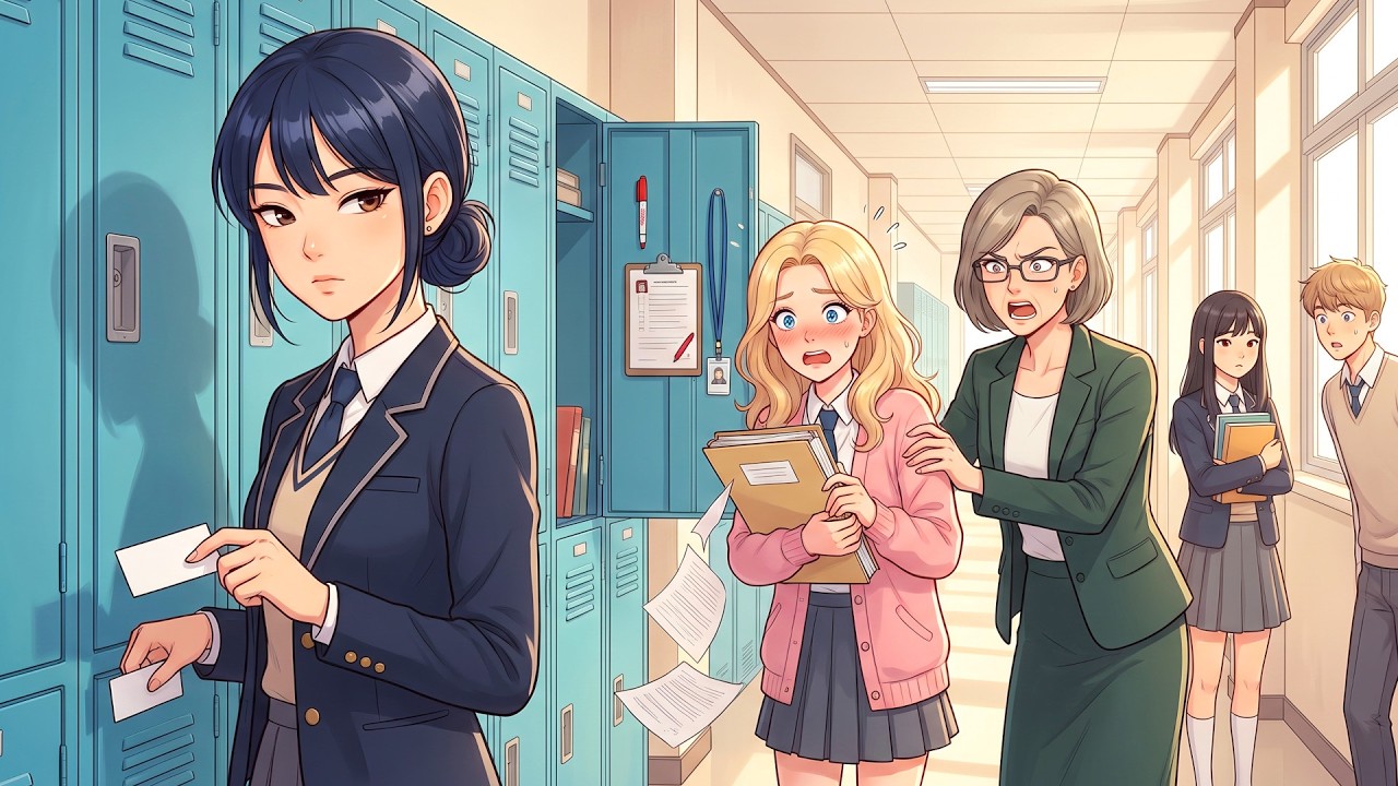 Rebirth, I Took My Real Locker Label and Watched My Roommate Steal the Teacher's Folder Today
