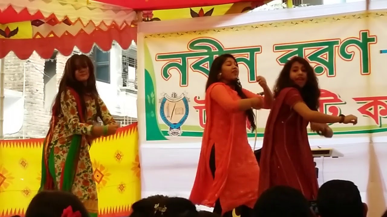 BD college girls dance,hindi popular song