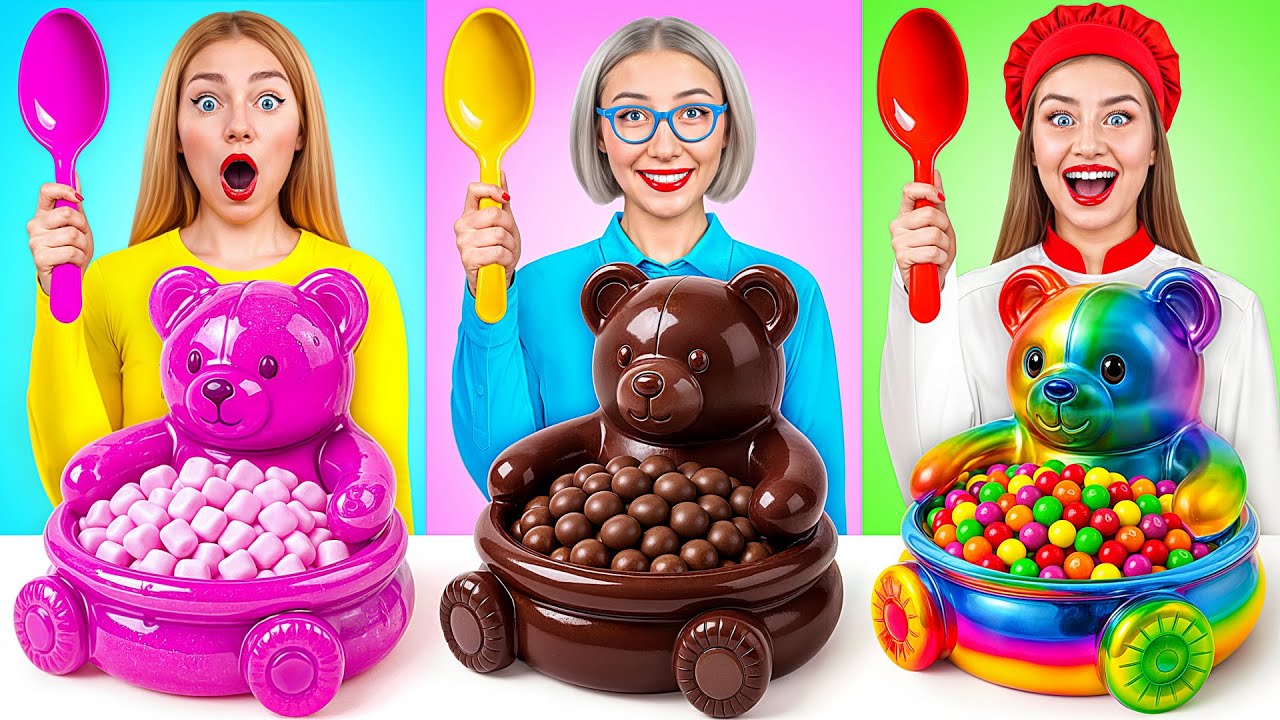 Кулинарный Челлендж: Я против Бабушки | Крутые Трюки с Едой от Multi DO Challenge