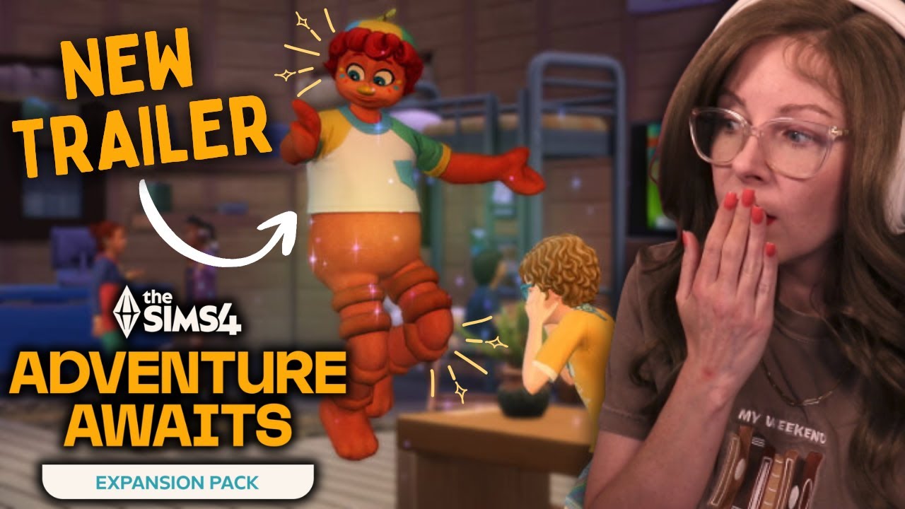 THEY'RE REAL 🏕️ The Sims 4: Adventure Awaits Gameplay Trailer Reaction