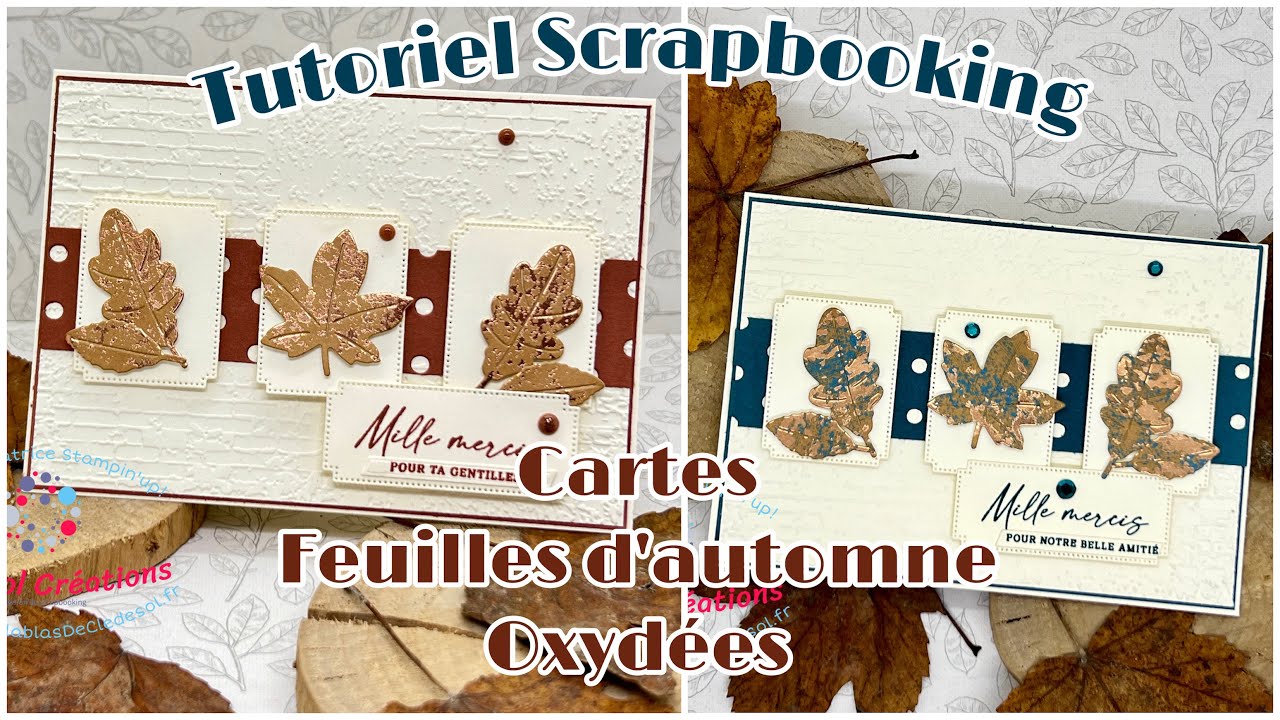 Cartes Feuilles d'automne Oxydées