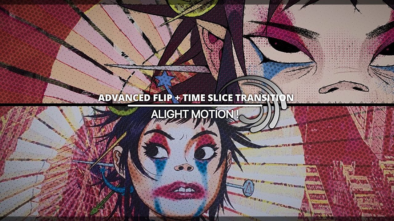 ADVANCED FLIP + TIME SLICE TRANSITION TUTORIAL IN 「Alight Motion 」